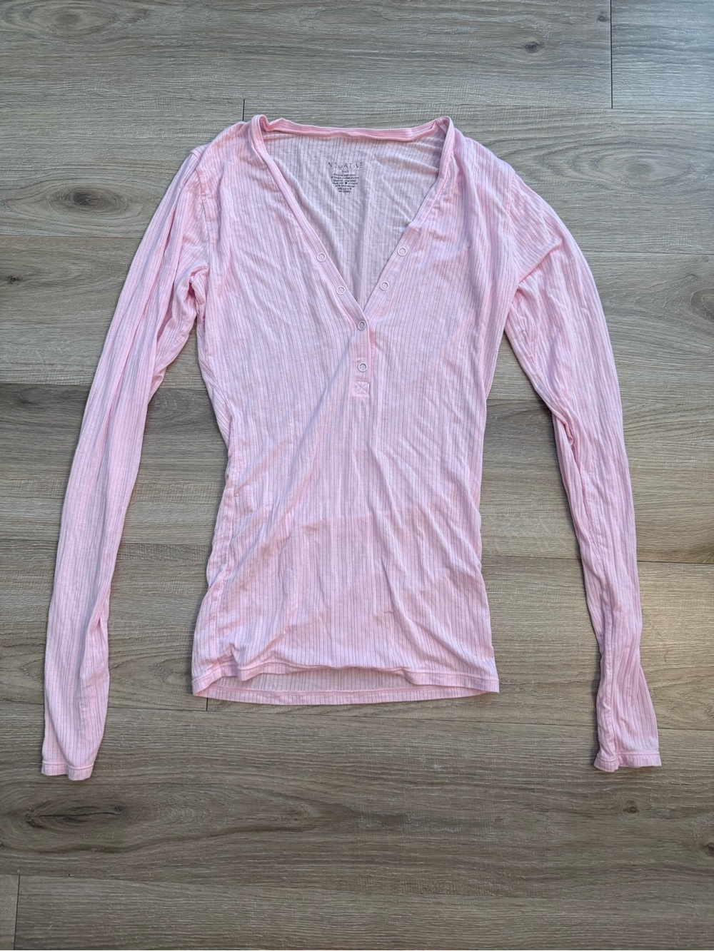 Negative Whipped Long Sleeve Henley Shell Size S - Picture 3 of 5